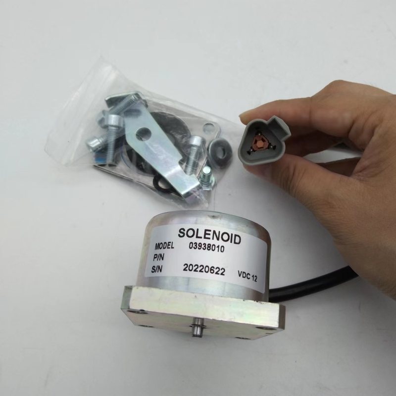 03938010 HATZ L / M 12V 24V डीजल इंजन पार्ट्स के लिए सोलनॉइड वाल्व एक्ट्यूएटर रोकें