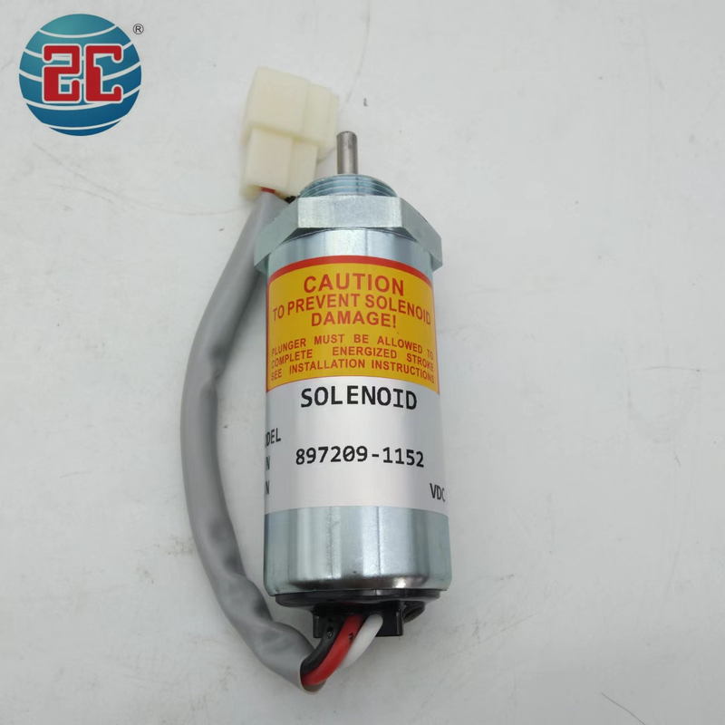897209-1152 हिताची MV2-40 EX40 SK75 4LE1 4LE2 के लिए खुदाई रोकने वाला सोलनॉइड वाल्व