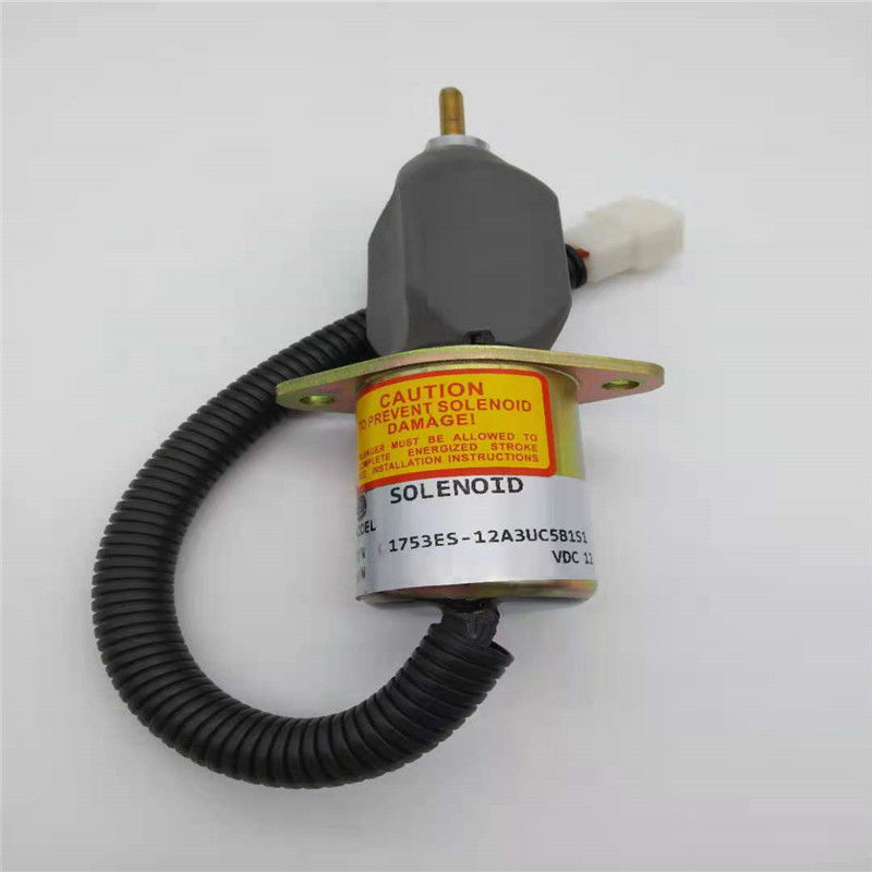 1753ES-12A3UC5B1S1 YANMAR इंजन 4TNE94 SA-3840T 12V के लिए सोलनॉइड वाल्व फ़िट रोकें