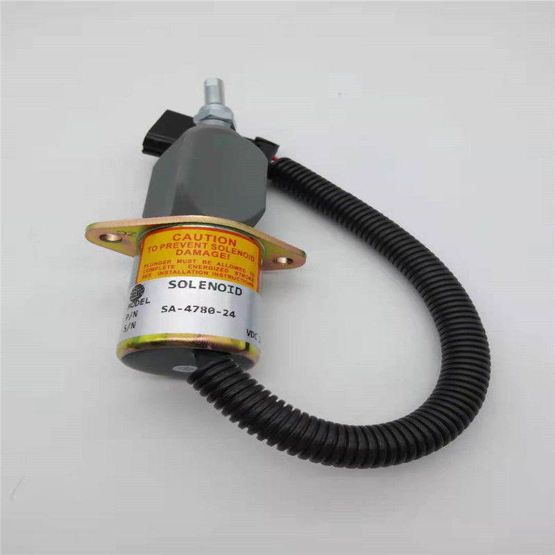 SA-4780-24 वुडवर्ड इंजन पार्ट 24V ब्लैक प्लग के लिए उपयुक्त सोलनॉइड वाल्व बंद करें: