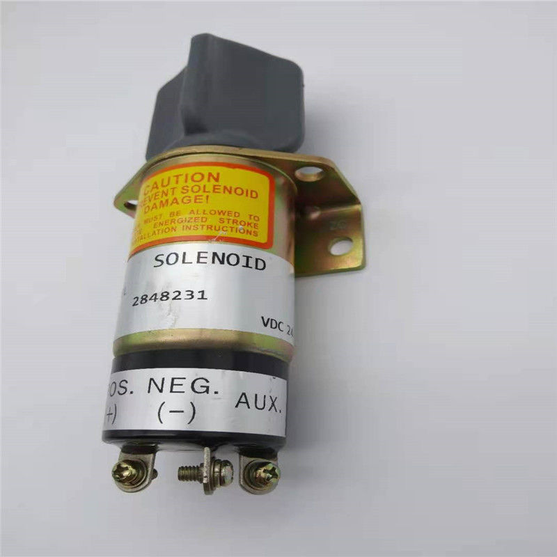 SA-3453-T 2848231 पर्किन्स खुदाई इंजन भागों के लिए सोलनॉइड वाल्व 24V फ़िट रोकें
