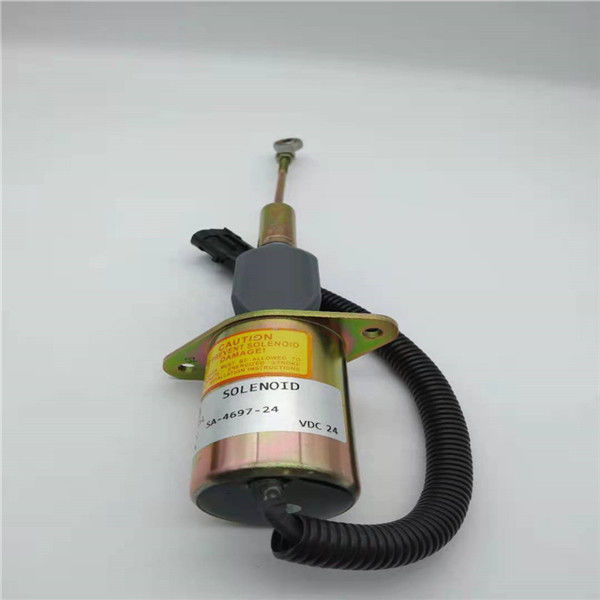 SA-4697-24 कमिंस उत्खनन डीजल इंजन के लिए सोलेनॉइड वाल्व 24V फिट बंद करें: