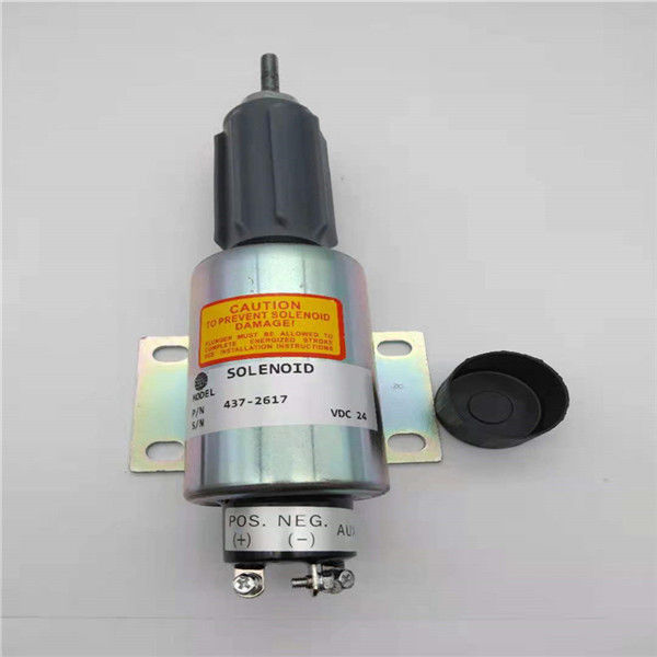 437-2617 2370-24E6U1B5S1A पर्किन्स खुदाई इंजन 24V के लिए सोलनॉइड वाल्व फ़िट रोकें