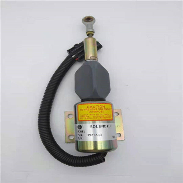 3926411 / SA-4257-12 कमिंस 6CT खुदाई इंजन भागों के लिए सोलनॉइड वाल्व फ़िट रोकें
