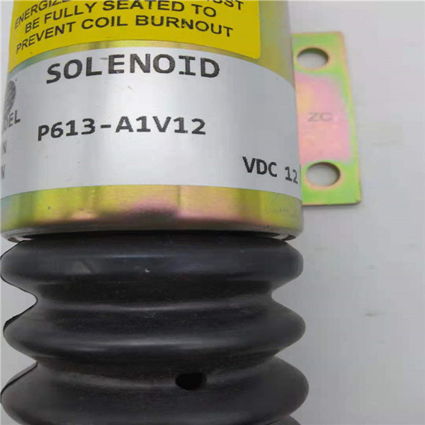 P613-A1V12 2001ES-12E2U1 खुदाई करने वाले Deutz थ्रॉटल इंजन के लिए सोलनॉइड वाल्व फिट रोकें