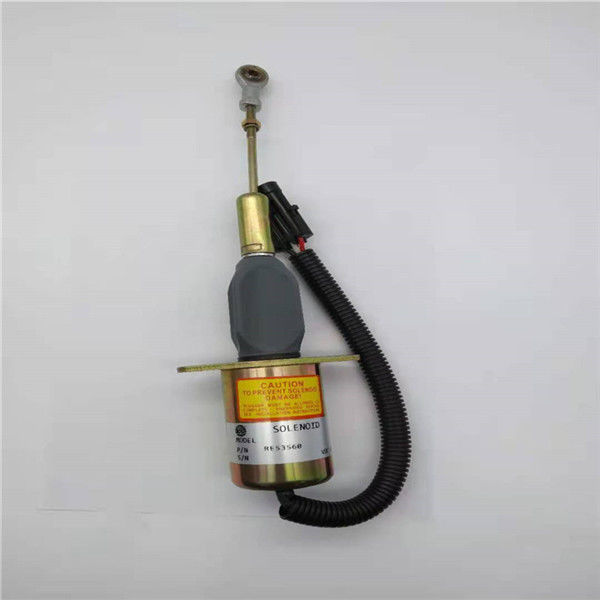 जॉन डीरे एक्स्कवेटर इंजन पार्ट्स 24V . के लिए RE53560 स्टॉप सोलेनॉइड वाल्व फिट