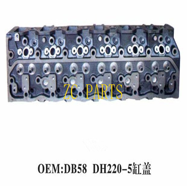 खुदाई के लिए फ़िट DH220-5 DB58 डीजल सिलेंडर हेड 1-11110600-3