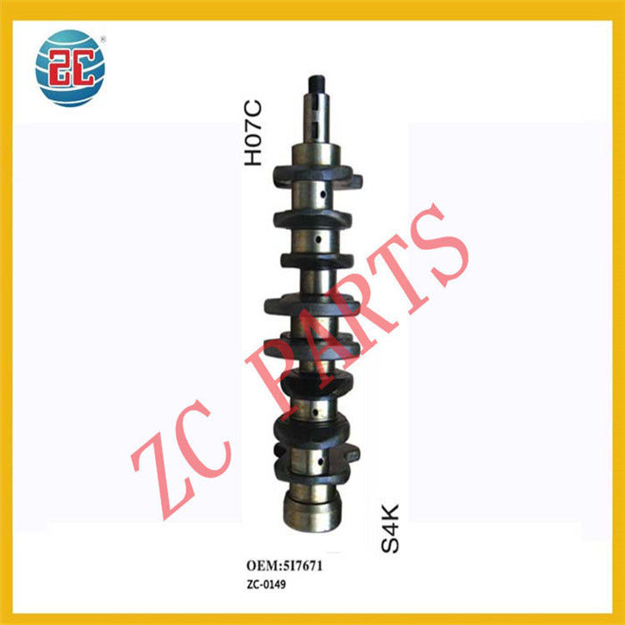 4W3989 517671 डीजल इंजन क्रैंकशाफ्ट S4K CAT E312B E120B के लिए जाली स्टील फिट