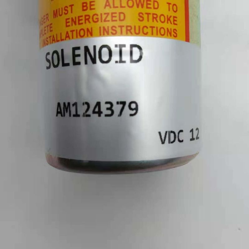 AM124379 P610-A5V 12V जॉन डीरे 455 F915 F925 F935 F1145 इंजन यानमार 3TNE78 के लिए सोलनॉइड वाल्व रोकें