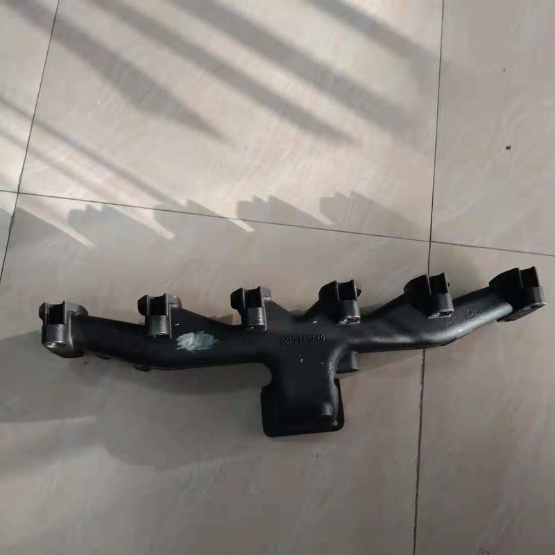 YUBP-00785 6D102 Hyundai R225LC-7 डीजल इंजन के लिए खुदाई करने वाले हिस्से कई गुना निकास हैं